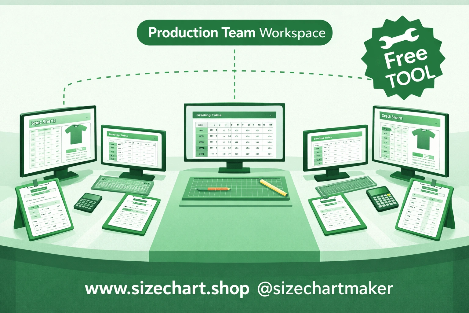 Free Size Chart Creator for Apparel Production and Grading Teams | Size ...